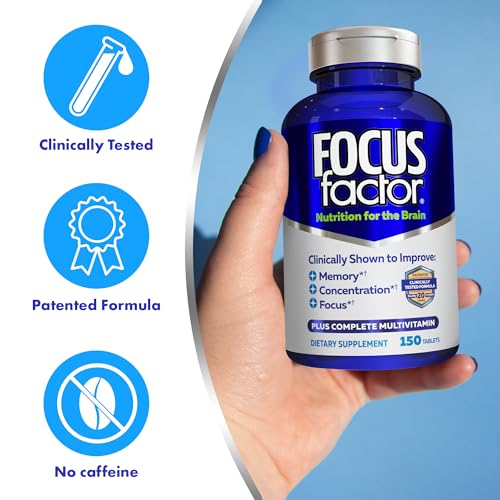 Focus Factor ingredientes premium: bacopa y otros nutrientes para apoyo cognitivo.