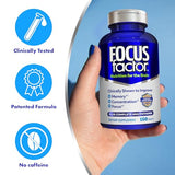 Focus Factor ingredientes premium: bacopa y otros nutrientes para apoyo cognitivo.