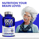 Ingredientes premium de Focus Factor con bacopa para funciones cognitivas potenciadas.