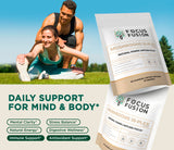 Focus Fusion composición a base plantas para estilo de vida moderno.