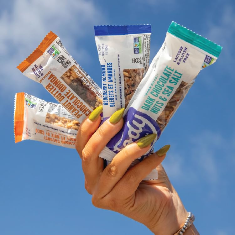 Valor nutricional 3 g de proteína por barra bajo FODMAP