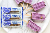 Versión vegana y sin gluten de Fody Blueberry Almond