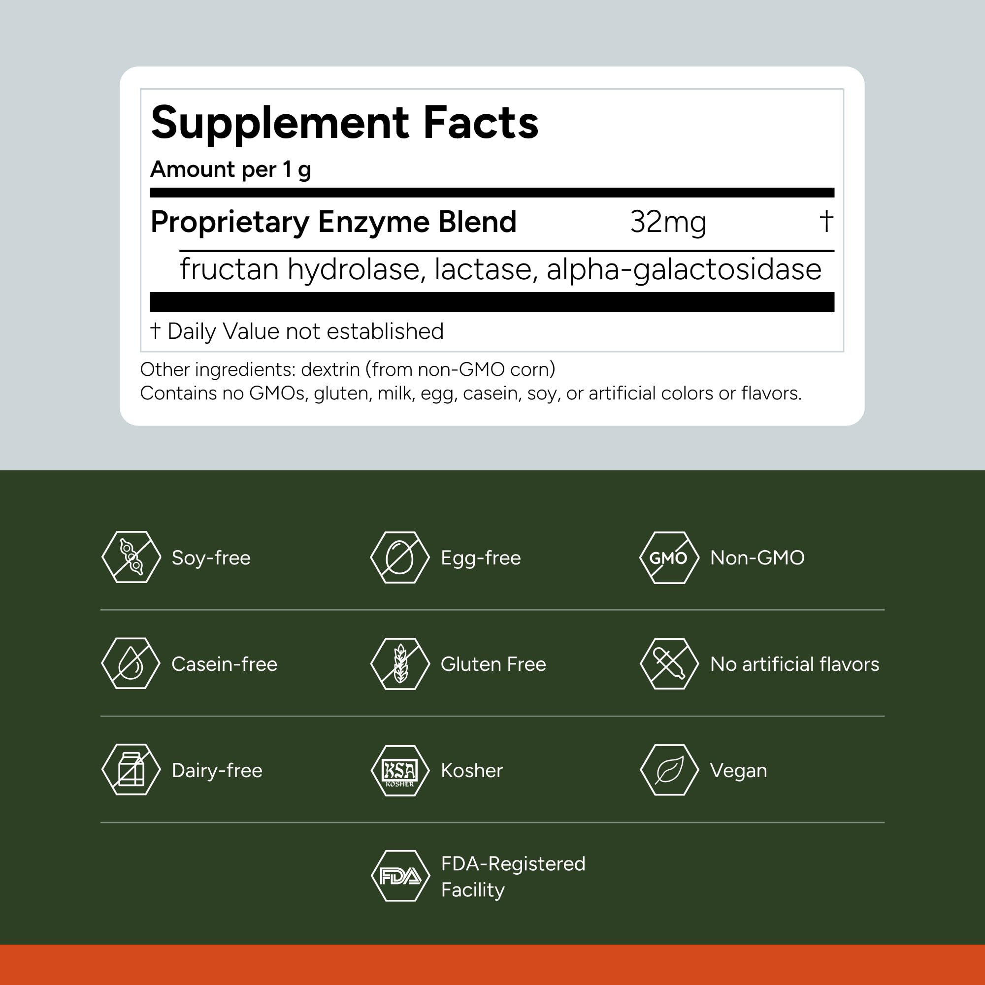 FODZYME: compuesto en estudio científico para respaldar su rendimiento en digestión.