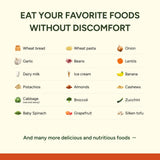FODZYME: mezcla inmediata con comida para apoyar la digestión en cada bocado.