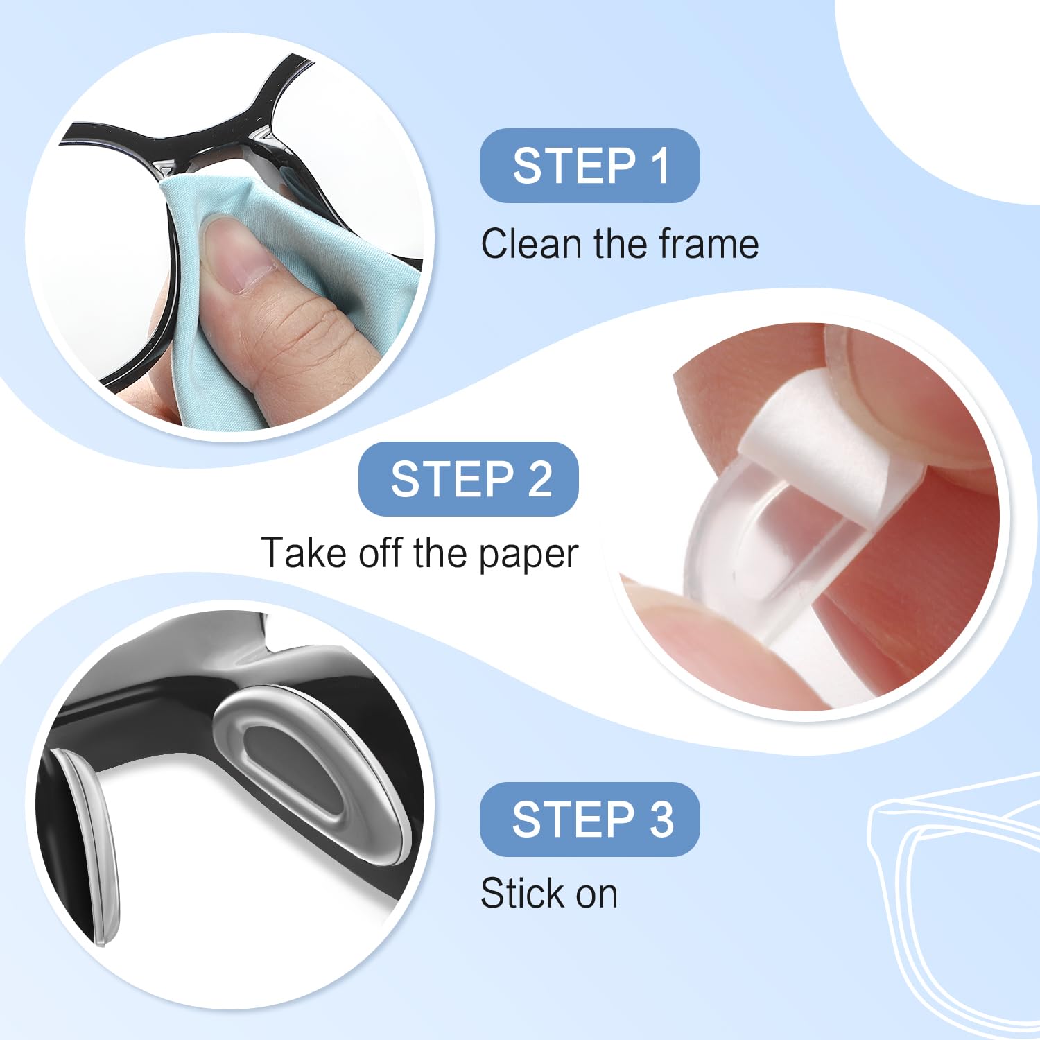 FOFALY instalación fácil sin herramientas para gafas