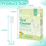 Foily cabezal 3D ondulado para limpieza de lengua de bebé, más eficaz.