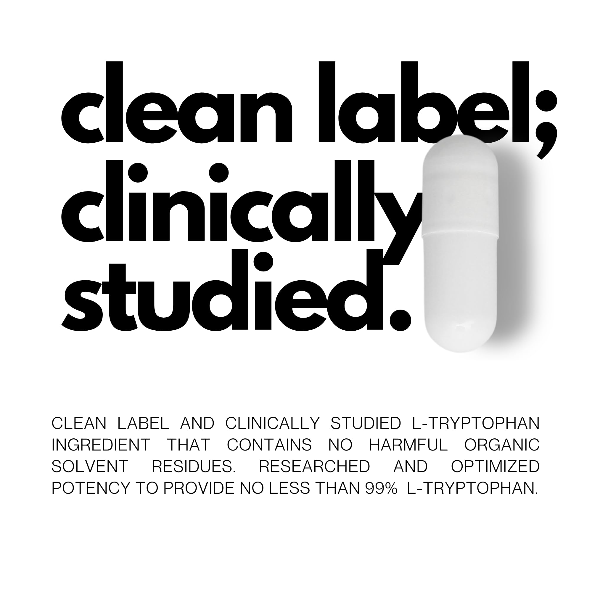 FOLIUS LABS L-Tryptophan, producto con pureza 99% para alta calidad.