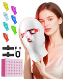 FOLOKE Mascarilla de luz roja para la cara, uso cómodo y seguro