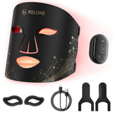 FOLOKE mascarilla de terapia LED con rojo 630 nm para uso doméstico