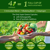 Folona Super Greens ingredientes naturales para nutrición diaria.
