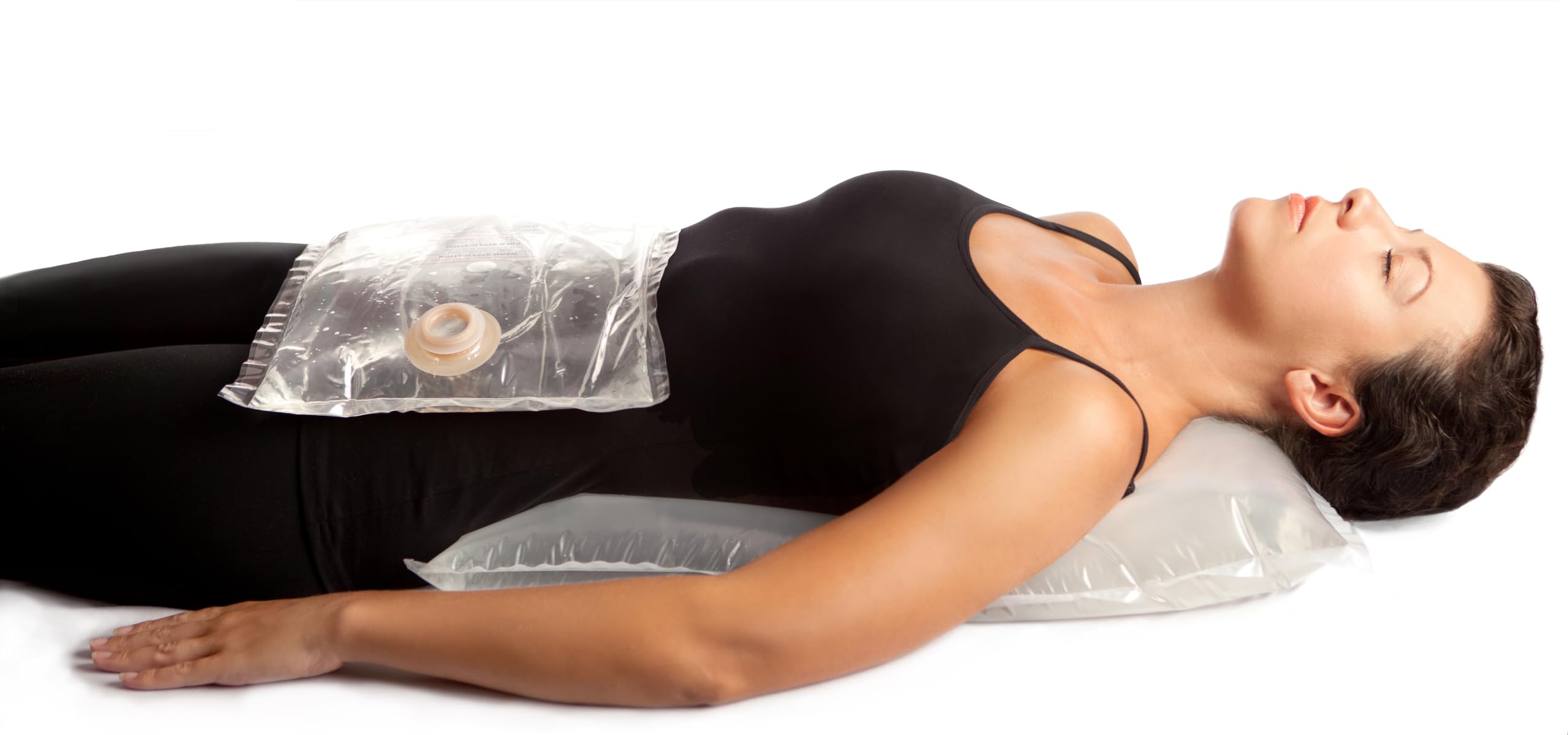 Bolsas Fomentek para espalda, agua caliente, uso cómodo y adaptable.