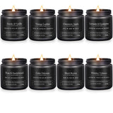 Velas FOMICO humo y vainilla para un ambiente masculino cálido.