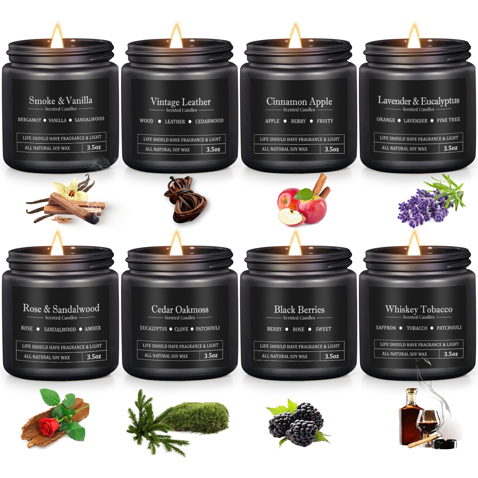Velas FOMICO whisky tabaco para noches con carácter.