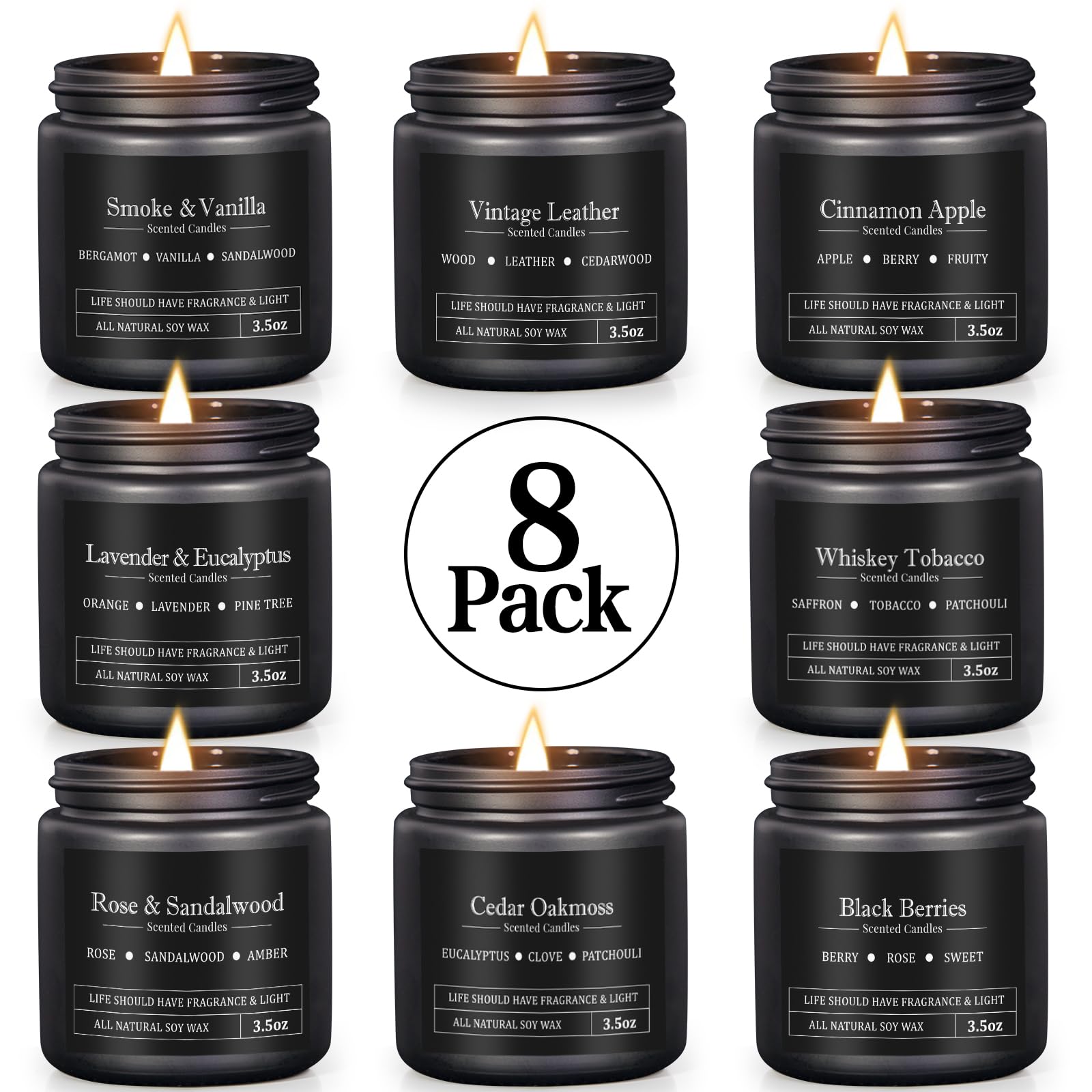 Velas FOMICO zarzamoras para un aroma afrutado y sofisticado.