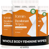 FOMIN acidificadas para mujer con aroma cítrico y control de olor