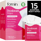 Toallitas desodorantes mini de FOMIN en empaque individual para llevar.