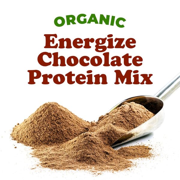 Food to Live Energize chocolate protein con avena y yogur para desayunos