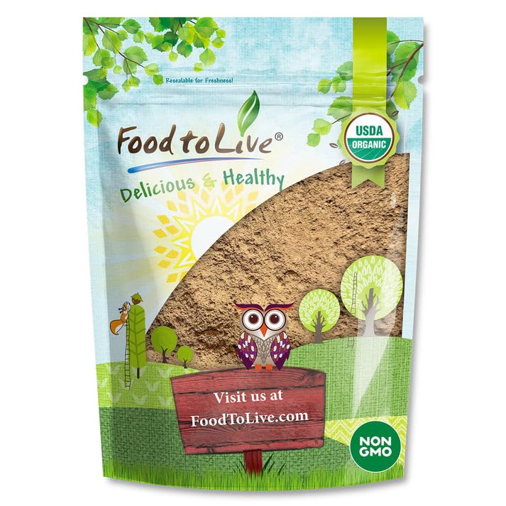 Food to Live Energize chocolate protein en bote de 2 lb para batidos fáciles