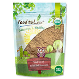 Food to Live Energize chocolate protein en bote de 2 lb para batidos fáciles