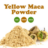 Food to Live Maca Amarilla en polvo para repostería saludable.