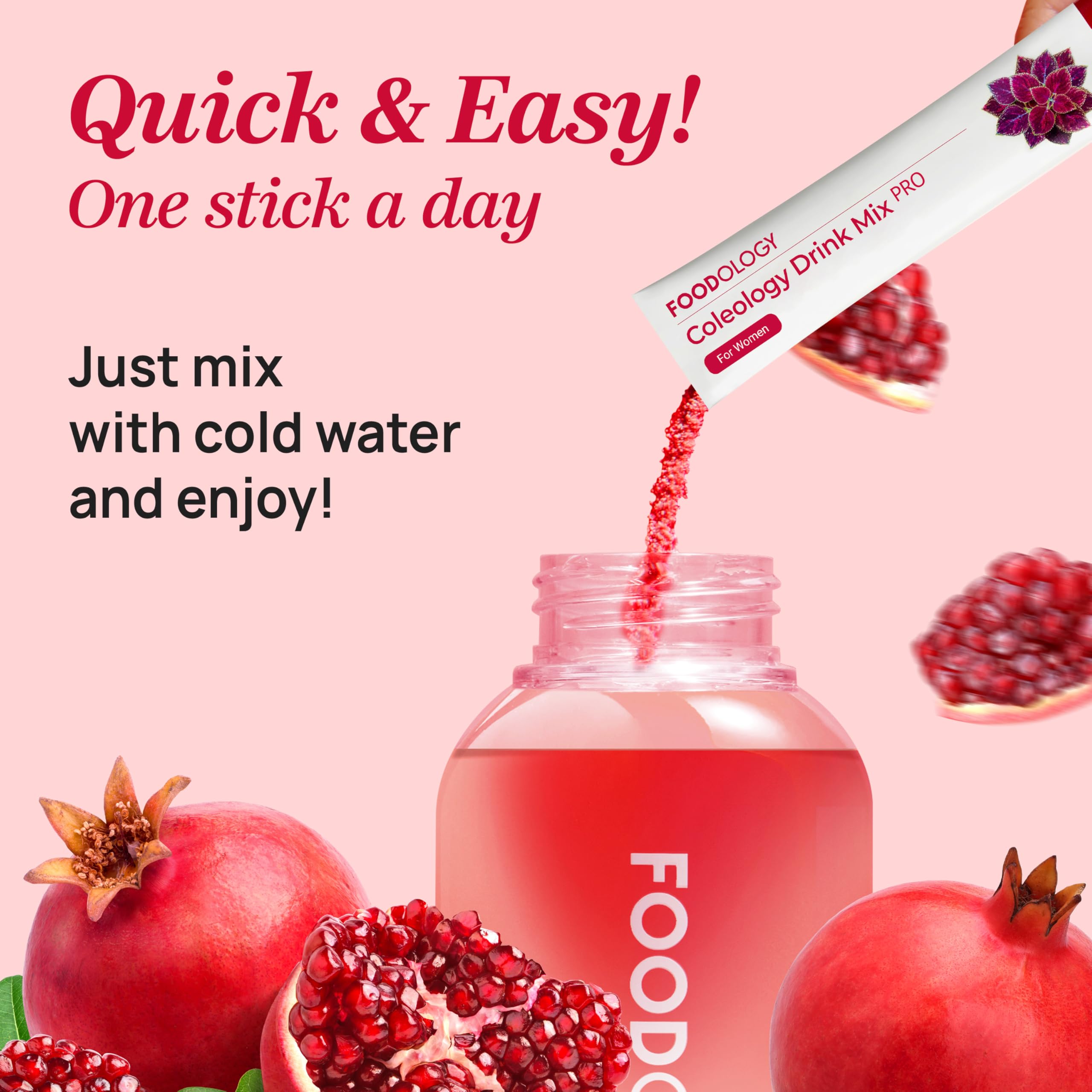 FOODOLOGY Coleology Drink Mix PRO ritual matutino rápido y delicioso.