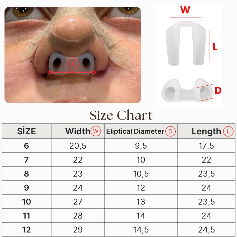 footlıne: retentor nasal esterilizable, hervir antes del primer uso