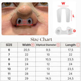 footlıne: retentor nasal esterilizable, hervir antes del primer uso