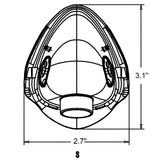 foqitoxi máscara de oxígeno talla L para cobertura facial