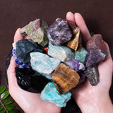 FORBY mezcla-piedras-madagascar-crudas para pulido y decoración.