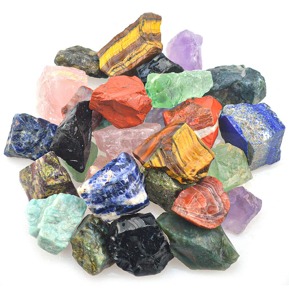 FORBY piedras madagascar crudas 1a2pulgadas, ideales para tallado y pulido.