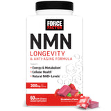 Force Factor NMN masticables de fresa para longevidad y bienestar diario