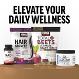 Etiqueta nutricional clara de Force Factor Primal Origins para tomar decisiones informadas.