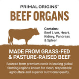 Force Factor Primal Origins páncreas de res con enzimas digestivas naturales.
