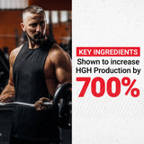 Force Factor Prime HGH, etiqueta detallada, ingredientes clave visibles