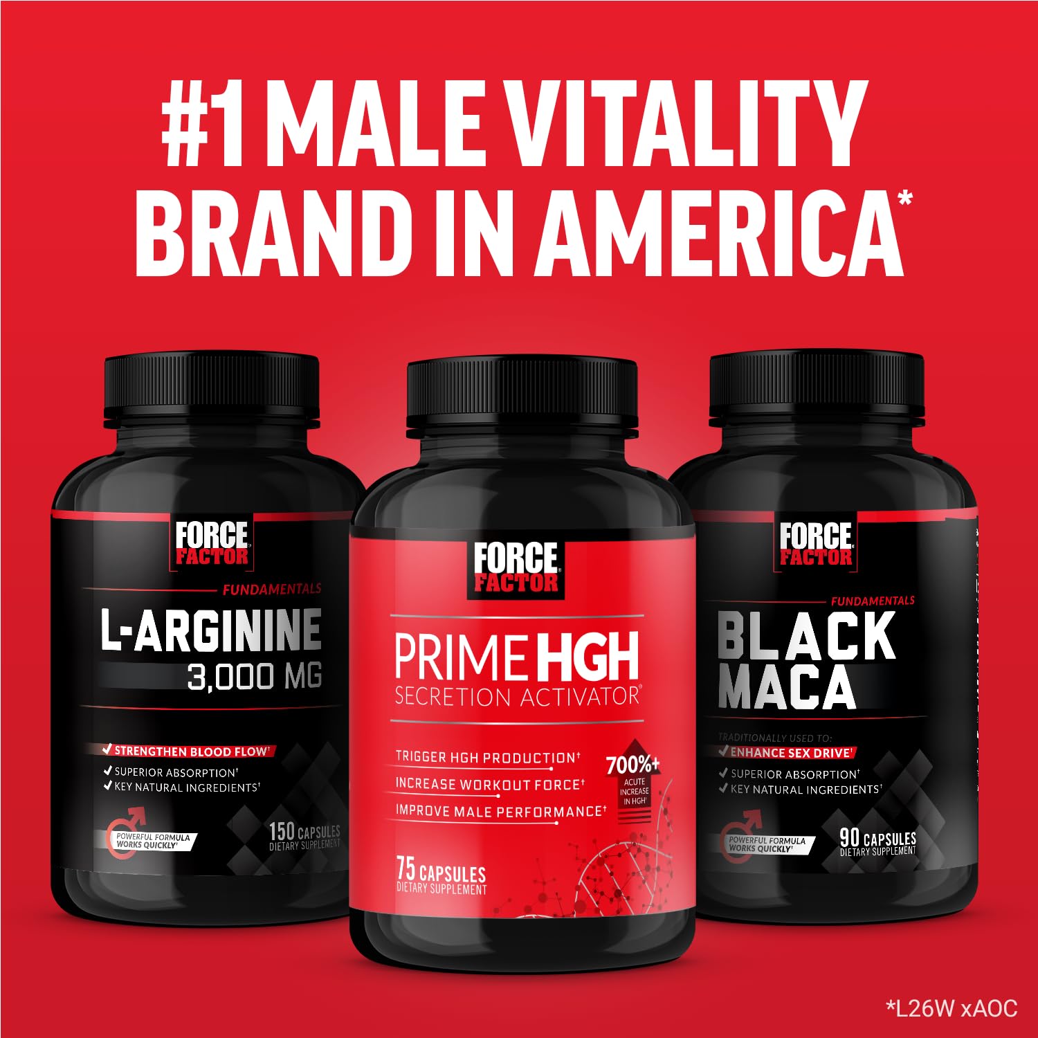 Force Factor Prime HGH, rendimiento potencial, foco en entrenamiento de fuerza