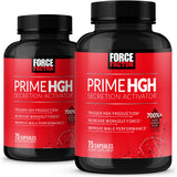 Force Factor Prime HGH Secretion Activator: cápsulas en botella para entrenamiento.