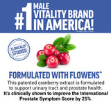 Force Factor Prostate Advanced ingredientes clave beta-sitosterol, para apoyo prostático.