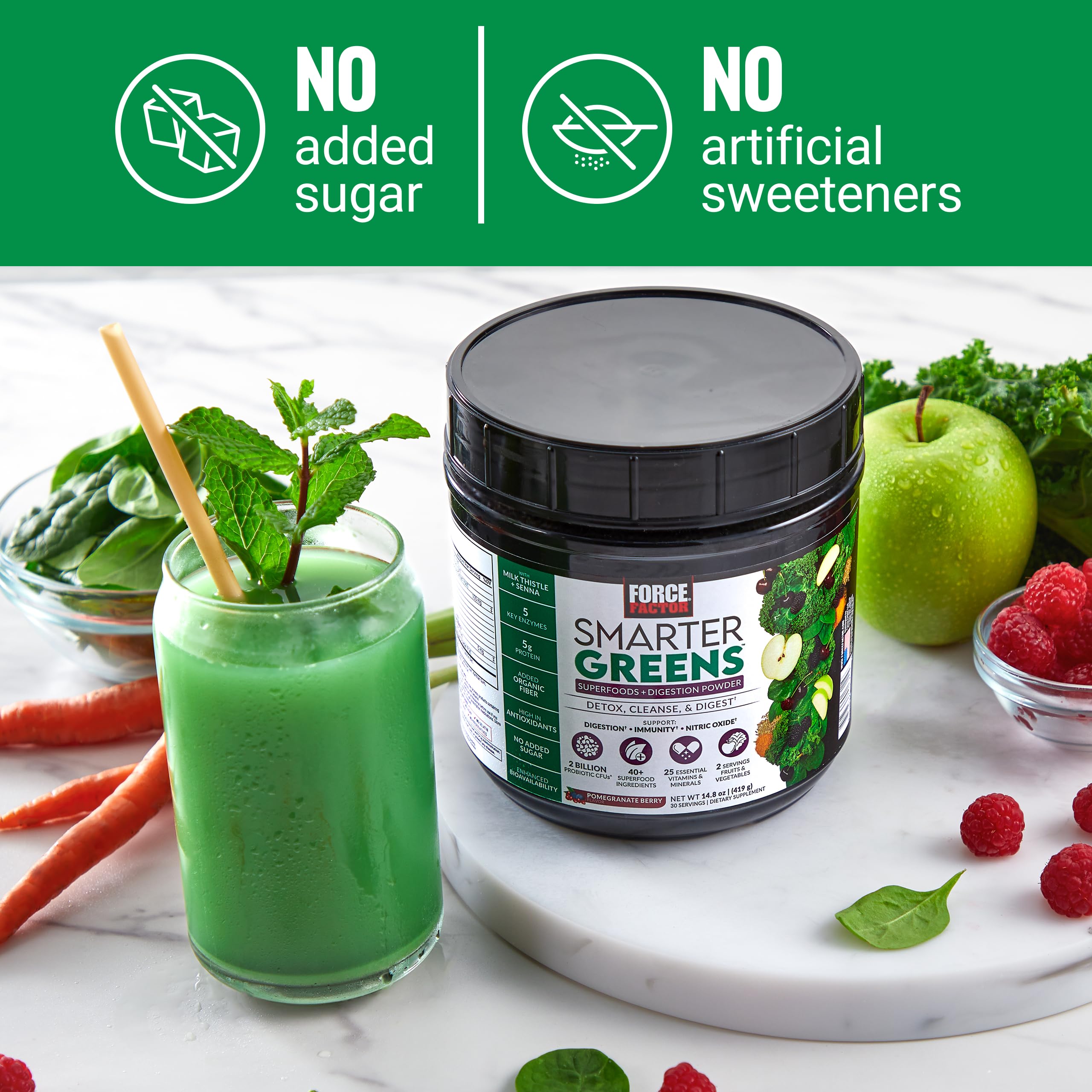 Smarter Greens con adaptógenos para manejo del estrés