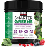 Force Factor Smarter Greens polvo en envase para nutrición diaria