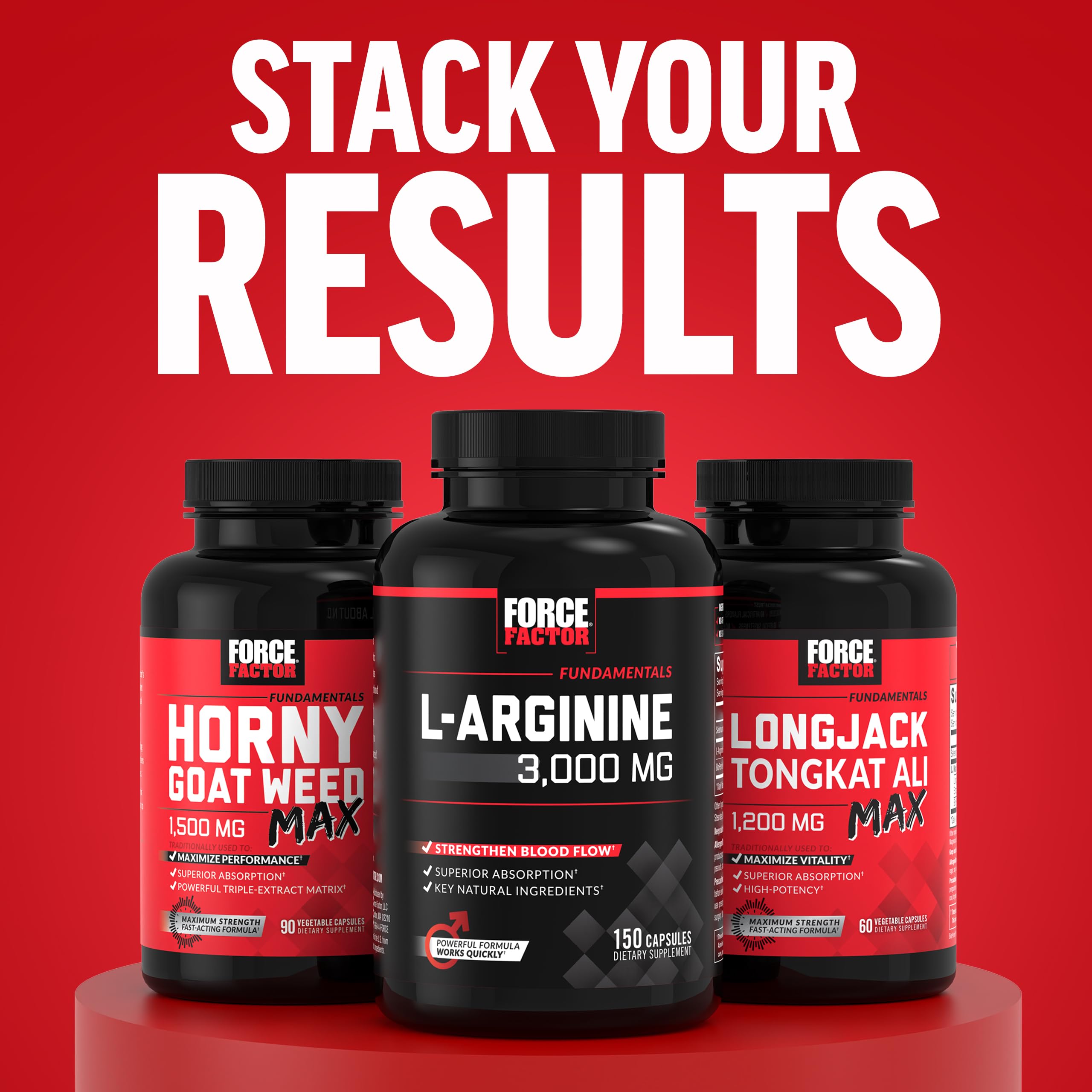 Force Factor Test X180, aminoacidos carnitina y leucina para protein synthesis y energia.