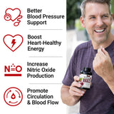 Force Factor Total Beets, cápsulas cercanas, beneficio potencial para la salud cardiovascular.