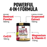 CoQ10 en Total Beets, cápsula para energía celular y vitalidad diaria