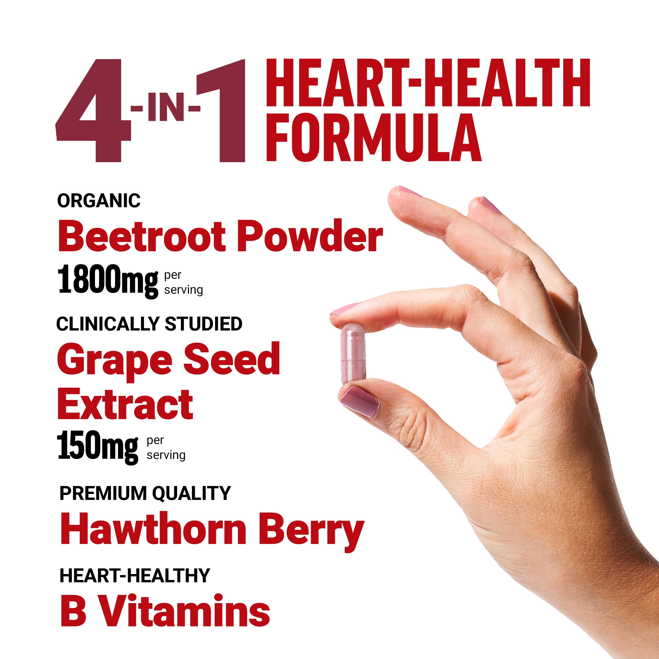 Force Factor Total Beets, etiqueta frontal, detalle de formulación para circulación.