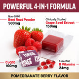 Force Factor Total Beets, vitaminas B para metabolismo y energía celular.