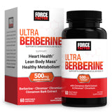 Force Factor Ultra Berberine cápsulas para apoyar el metabolismo diario