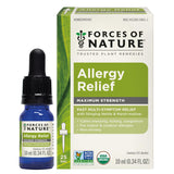 Forces of Nature Alergia Alivio: frasco con gotero para uso sublingual.