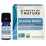 Forces of Nature Eczema Control: frasco compacto para alivio suave de irritación cutánea.