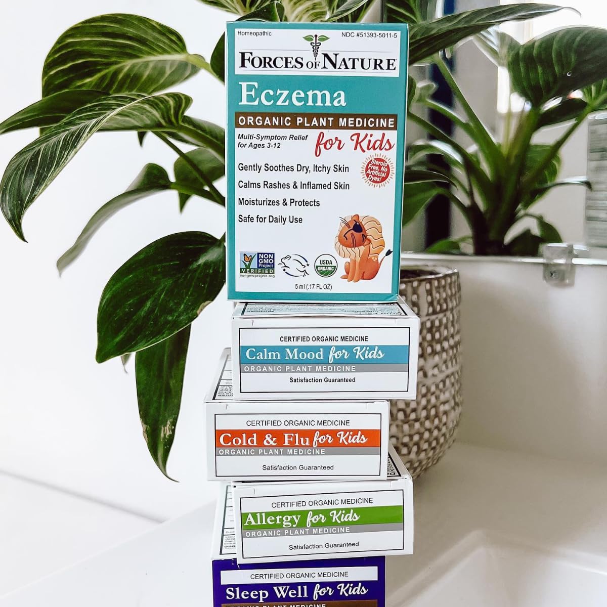 Forces of Nature Eczema Relief: aplicación rápida en irritaciones de la piel seca.