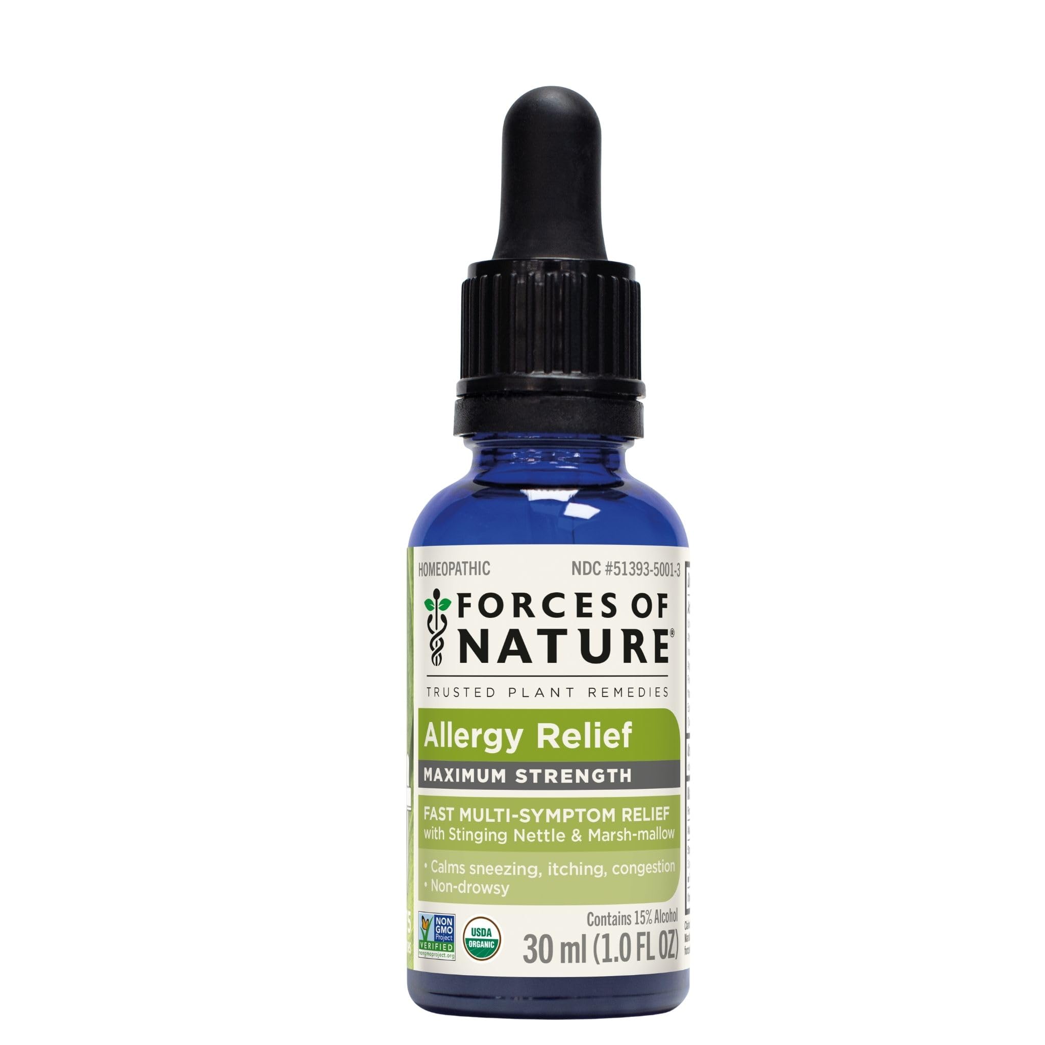 Forces of Nature gotas-alergia-adultos, alivio natural para estornudos.