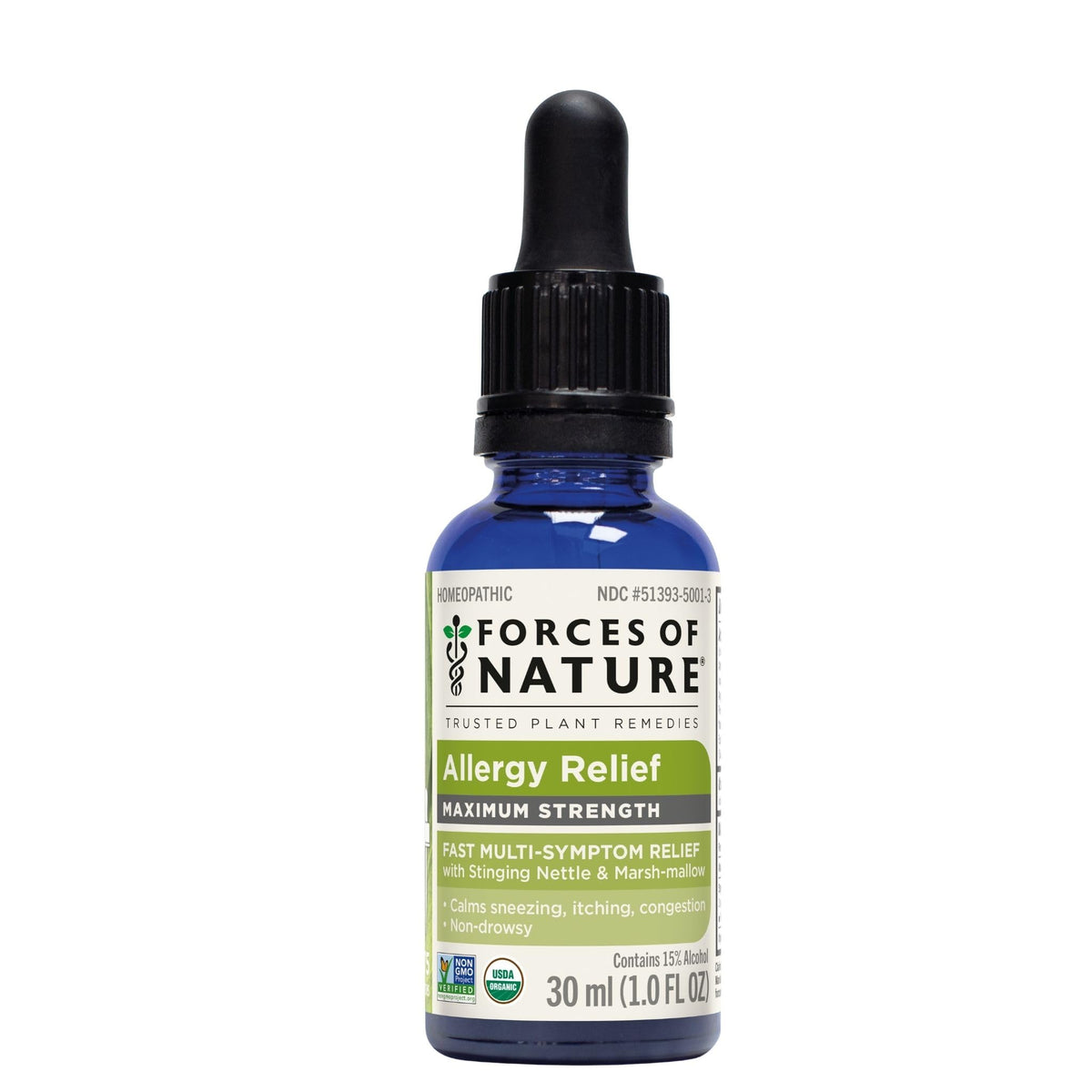 Forces of Nature gotas-alergia-adultos, alivio natural para estornudos.